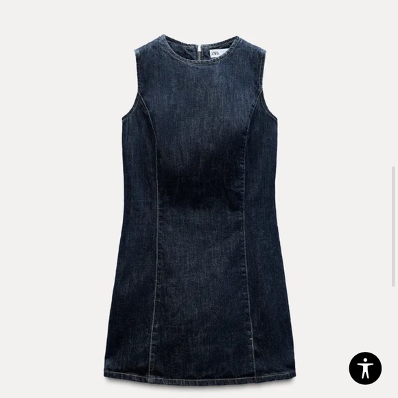 Zara Denim Dress - Picture 1 of 2